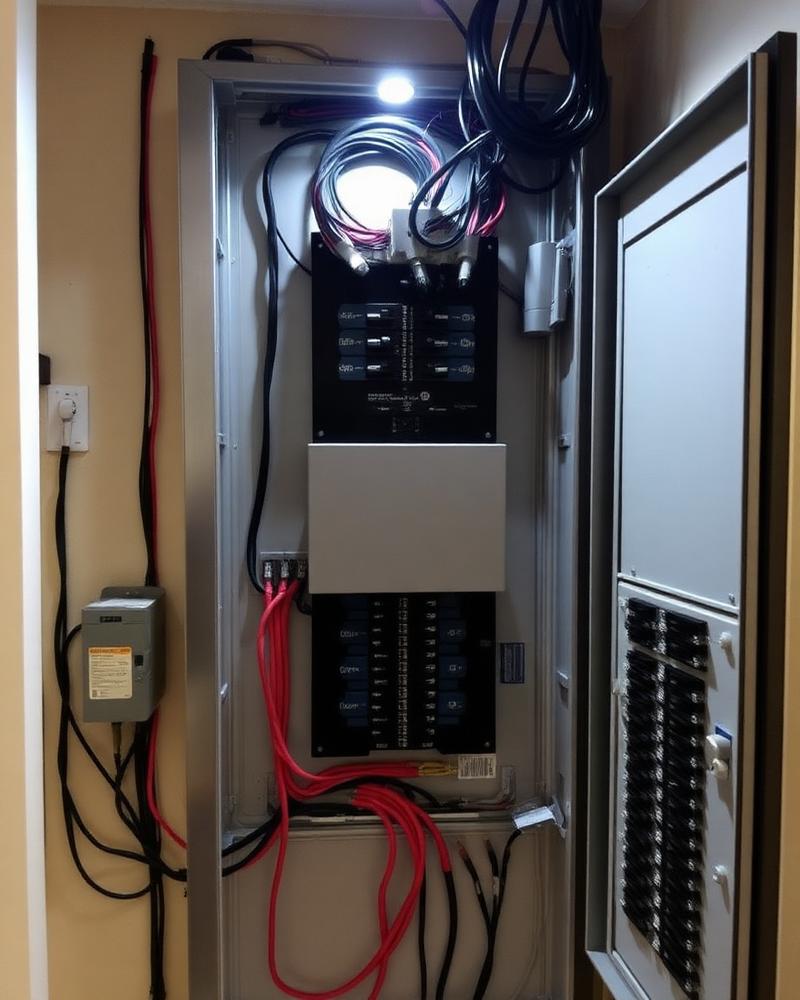 Lakossági elektromos kapcsolószekrény szerelés